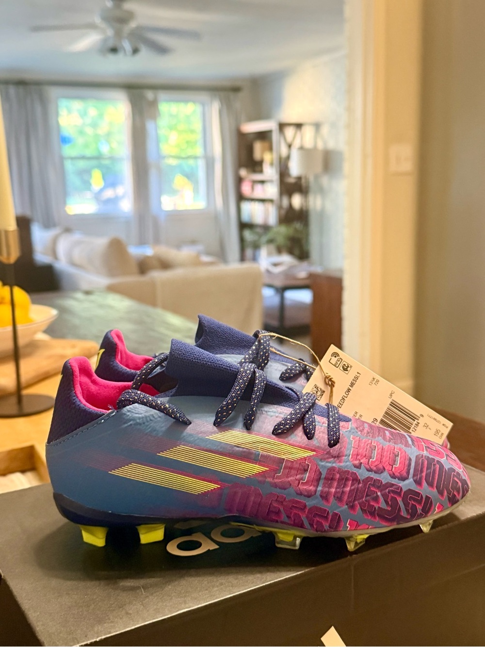 Adidas X Speedflow Messi.1 FG J Kids Soccer Cleats Size US 1 / UK 13 1/2K